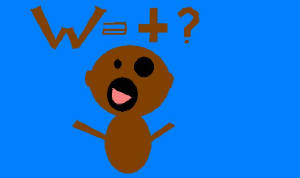 This is a Monkey I made on PAINT!!!